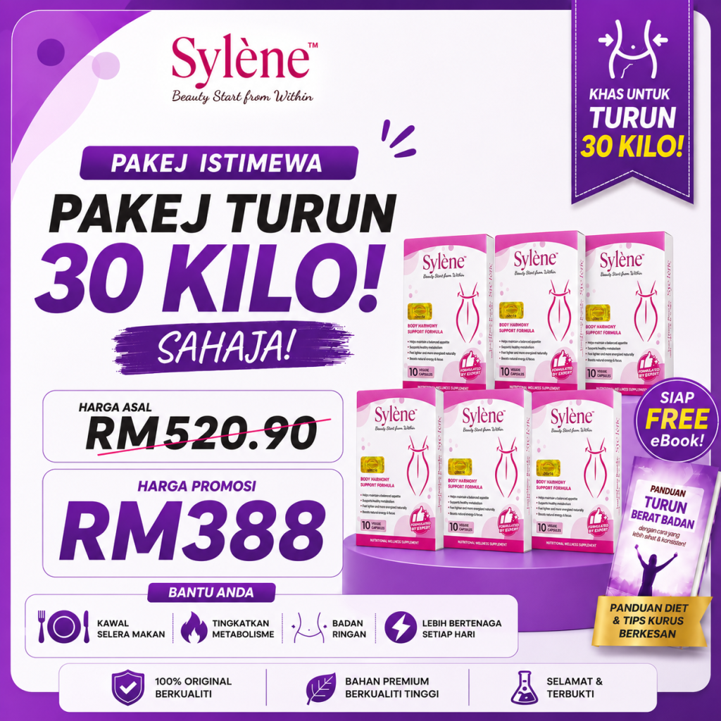 PAKEJ TURUN 30 KILO + FREE EBOOK + SPECIAL GIFT (VIP)